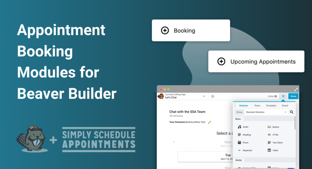 Appointment Booking Modules for Beaver Builder Banner
