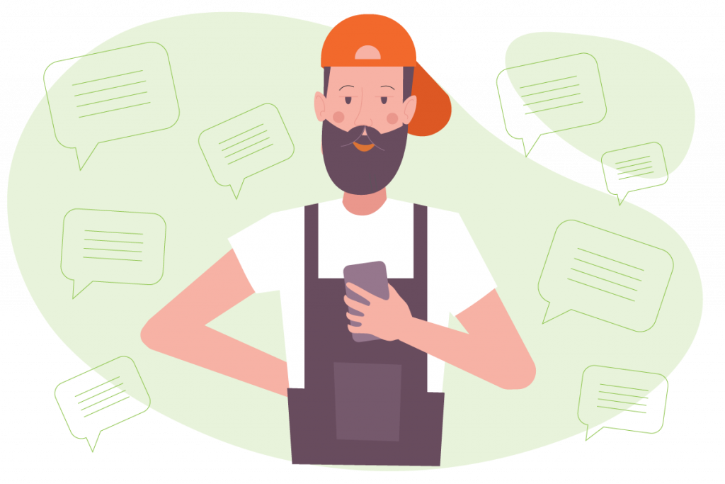 Handyman Scheduling Illustration