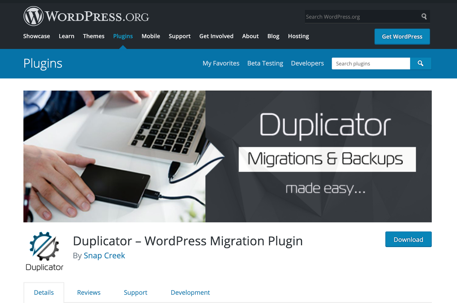 Duplicator – Plugin