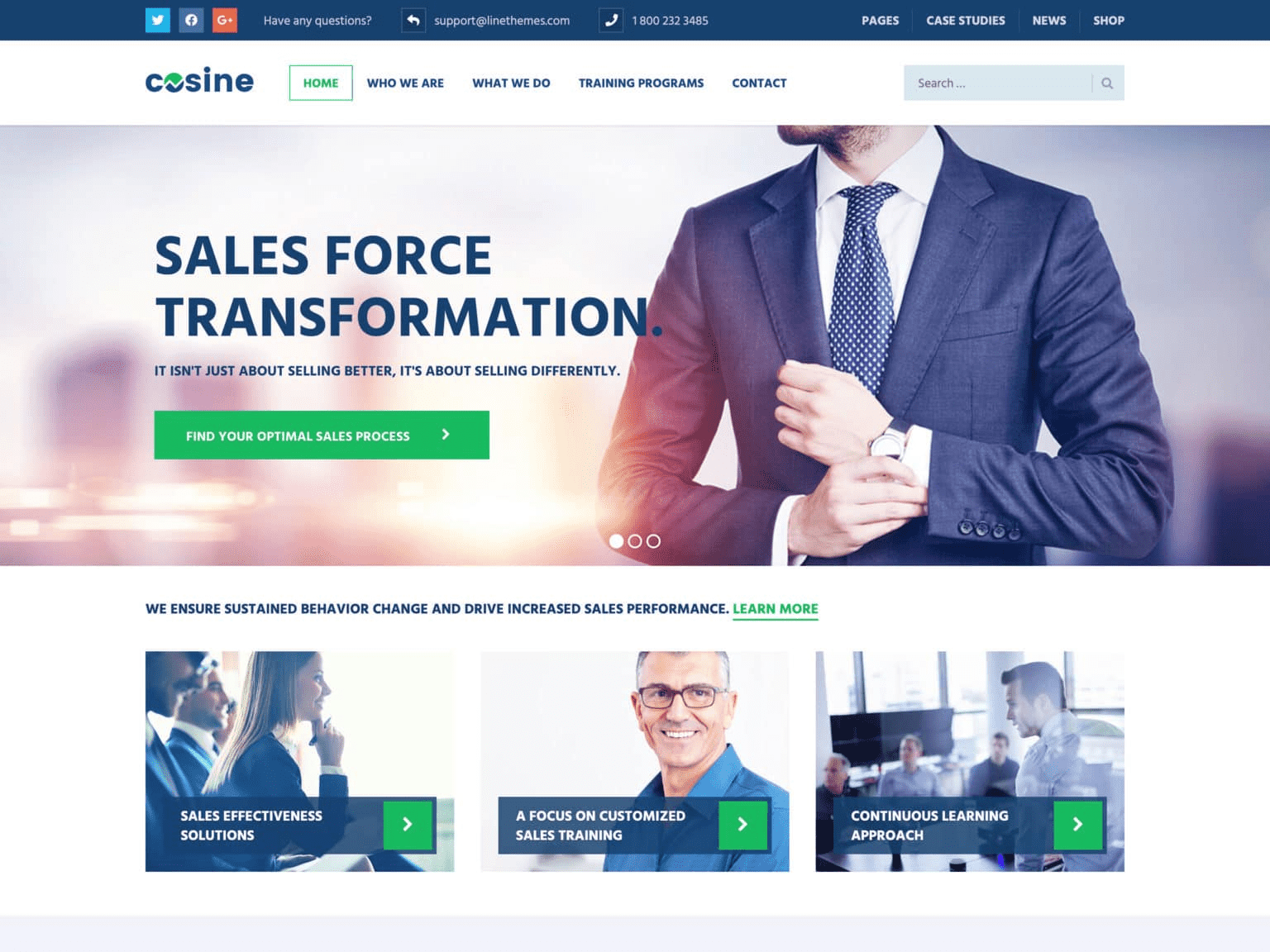 Cosine WordPress Theme