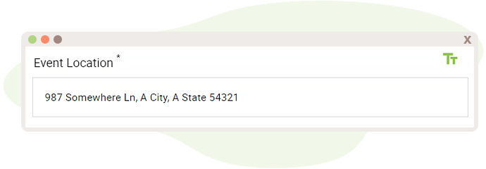 Customize the Google Calendar Event Location